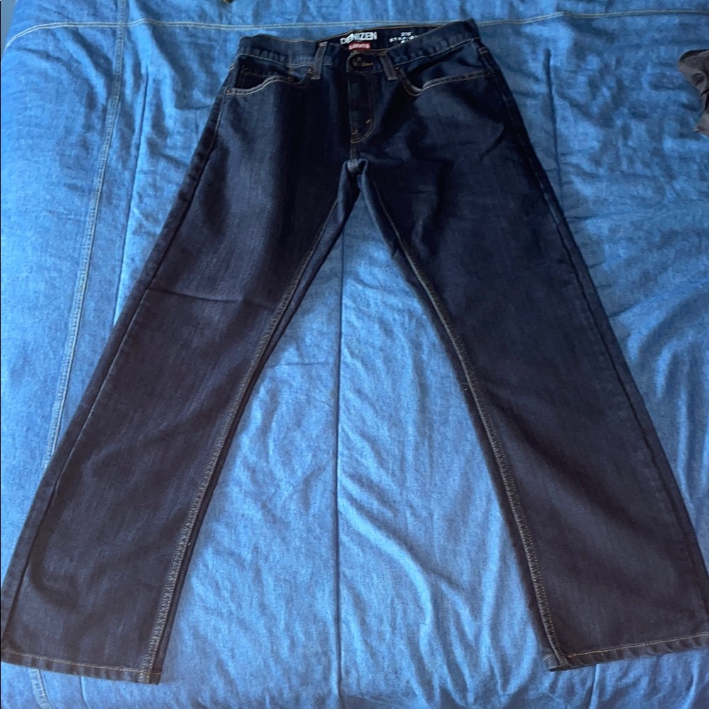 Calvin Klein Black Straight Jeans Classic Style